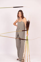 Pantalón Elus (Cuadros verdes con blanco)