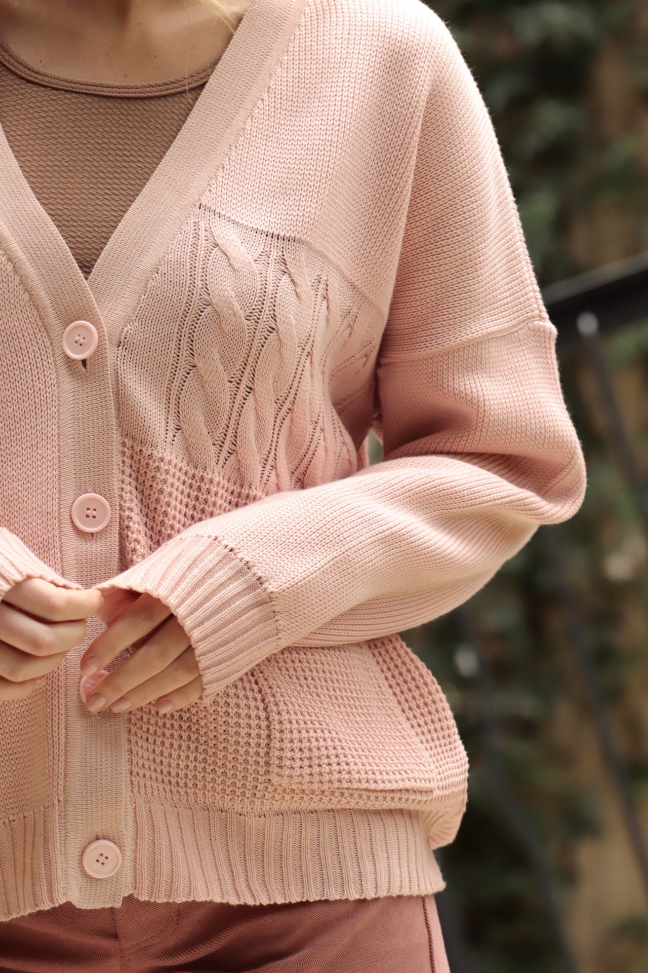 Cardigan Revo (Palo de rosa)