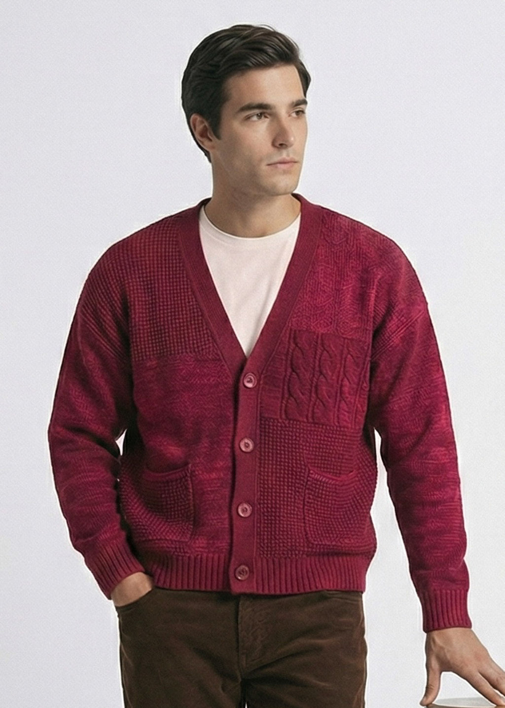 Cardigan Revo (Burgundy)