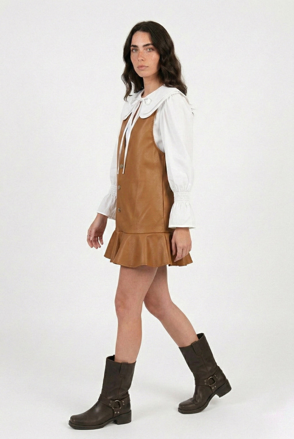 Vestido Wawki (Cafe nuez)