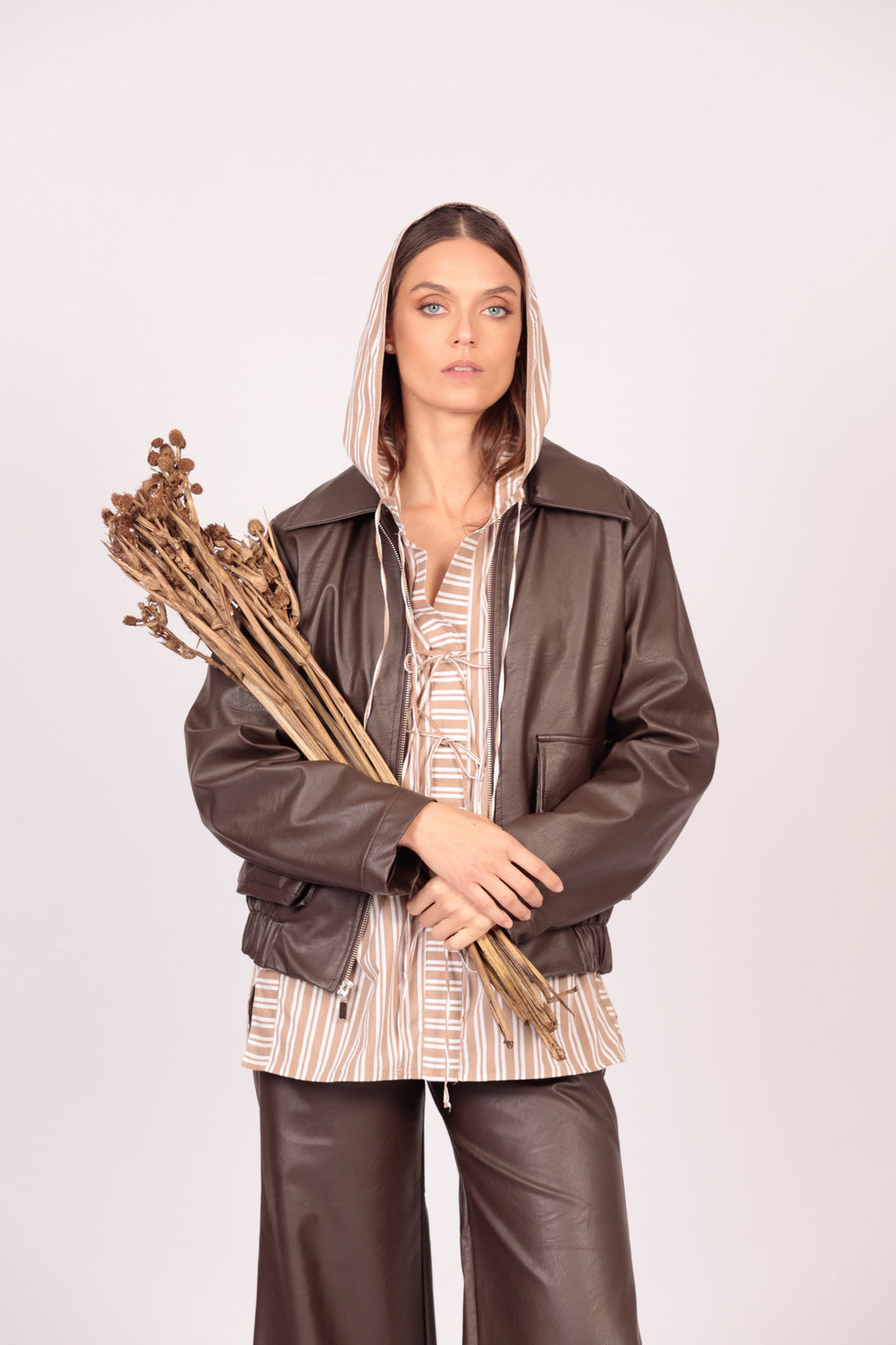 Elossa jacket (chocolate brown)