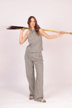 Pantalón Elus (Cuadros verdes con blanco)