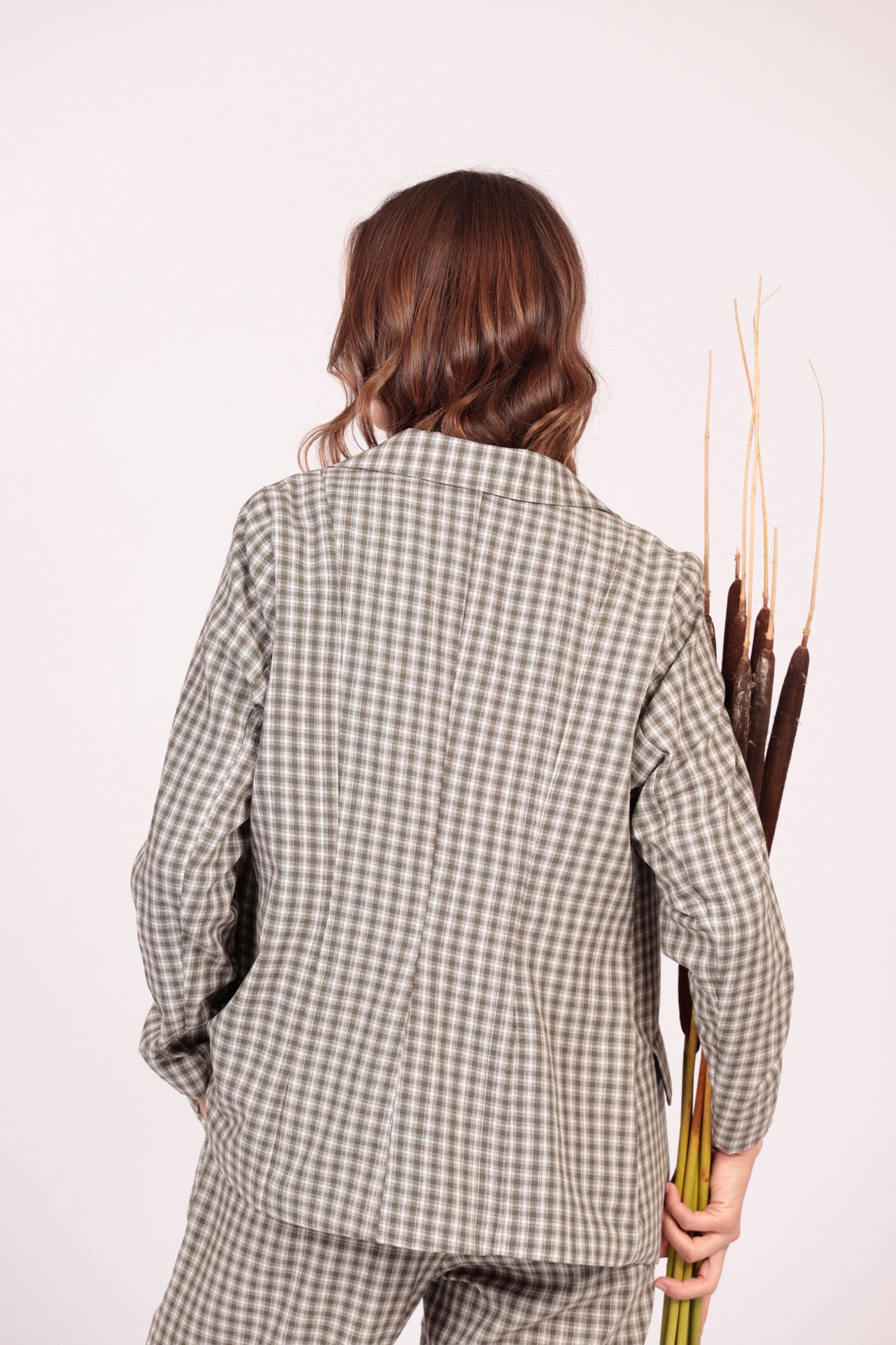 Blazer Vivus (Cuadros verdes con blanco)