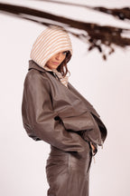 Elossa jacket (chocolate brown)