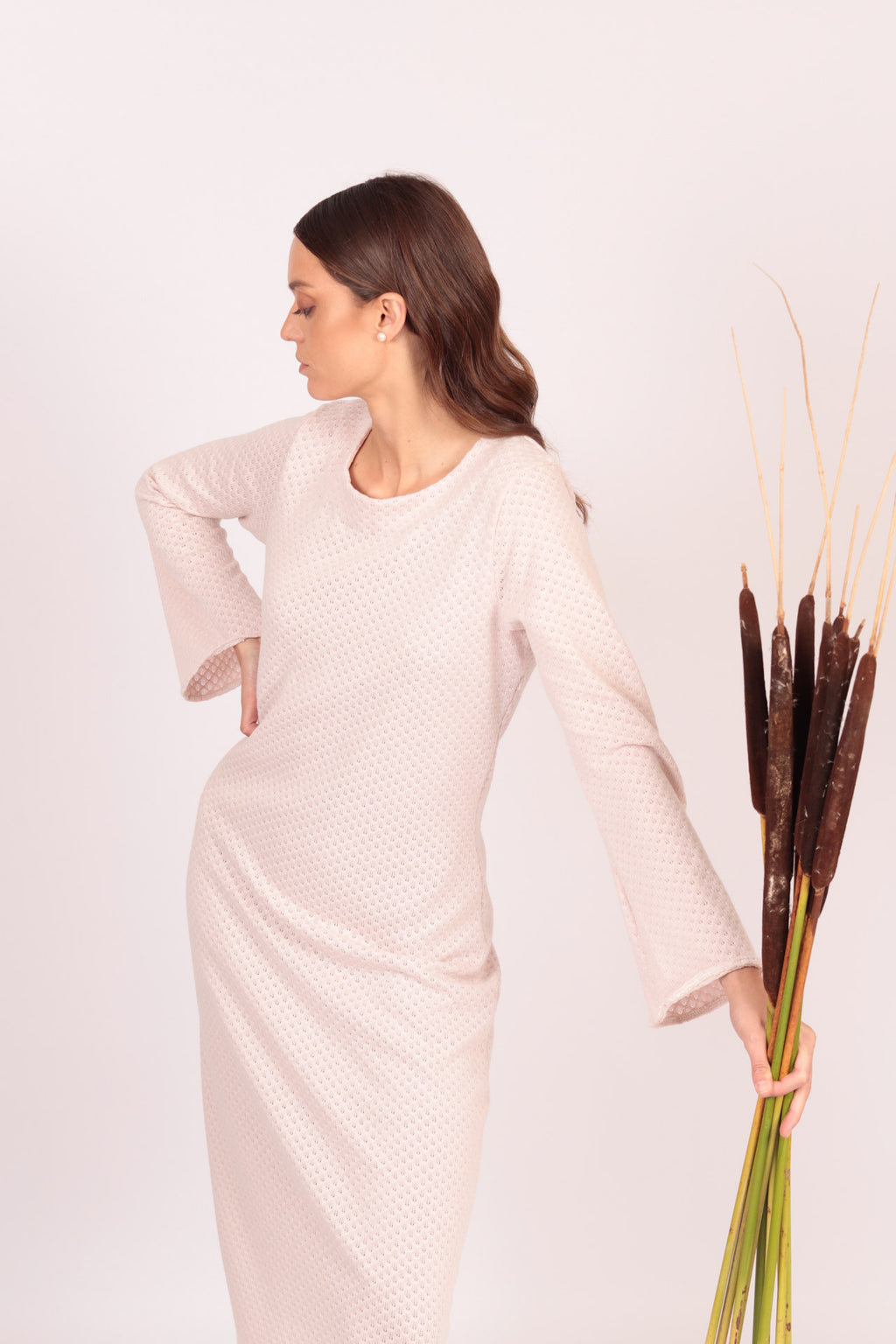 Vestido Tepe (beige rosa)