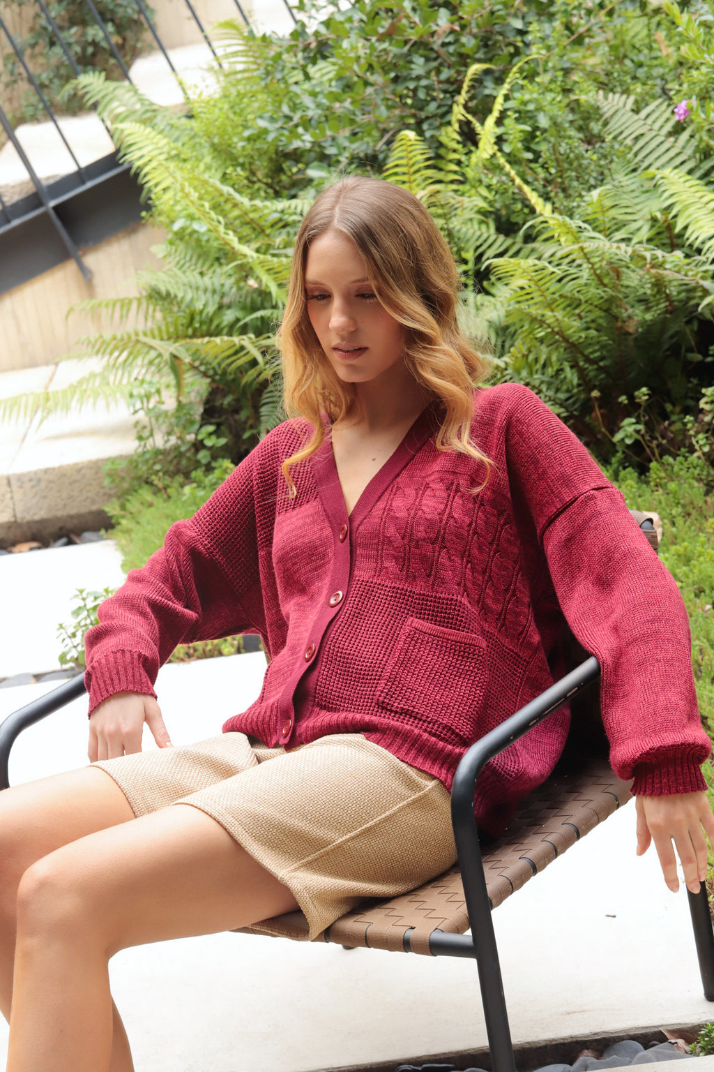 Cardigan Revo (Burgundy)