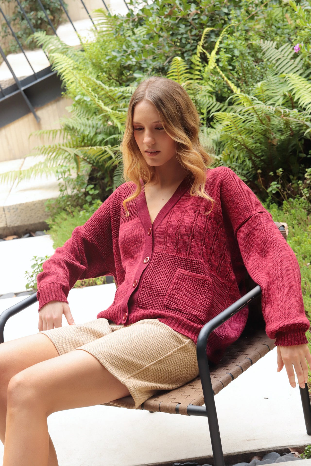 Cardigan Revo (Vinotinto)