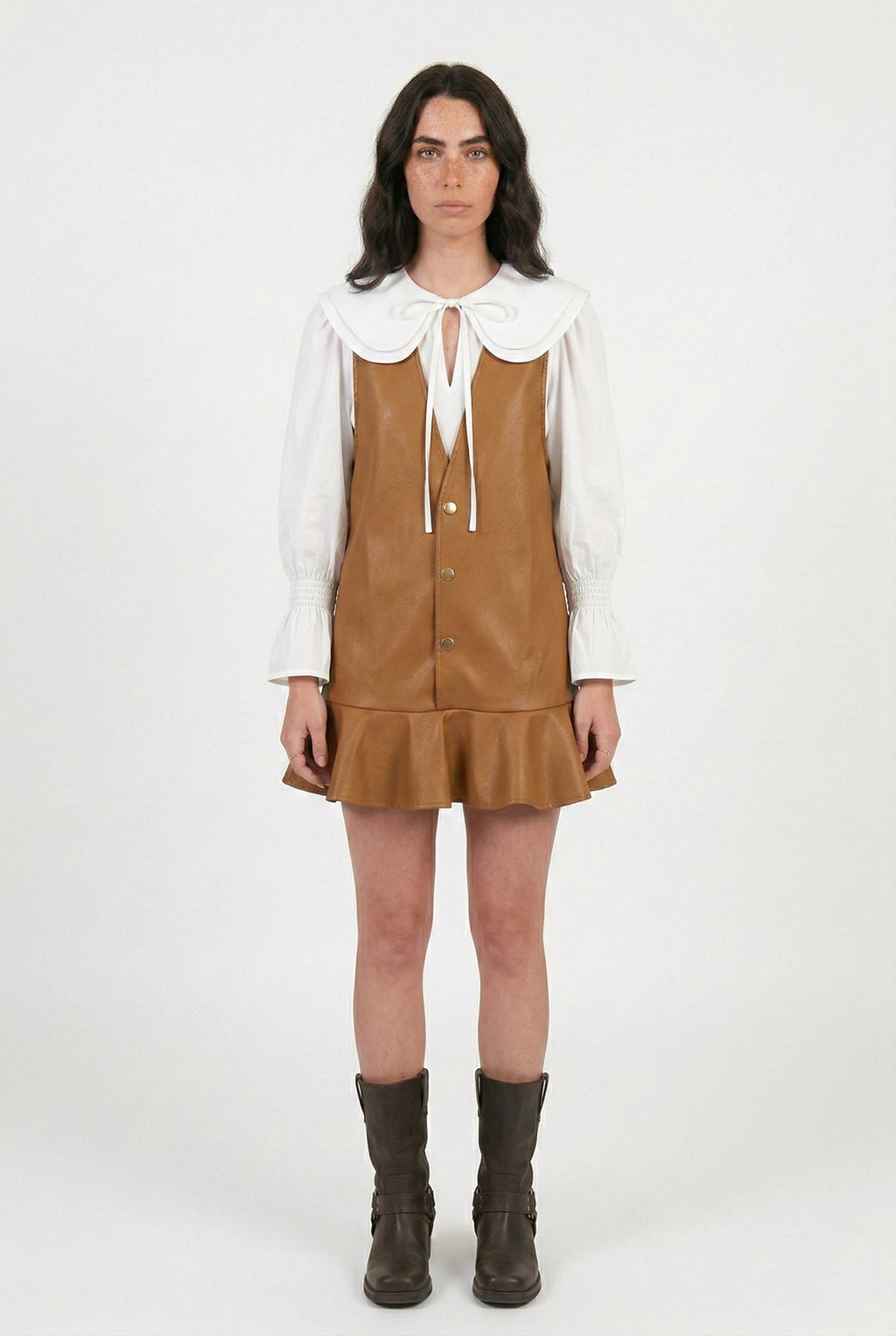 Vestido Wawki (Cafe nuez)