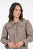 Camisa Naj (cuadros cafés con blanco)