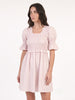 Vestido Noi (rayas rosadas con blanco)
