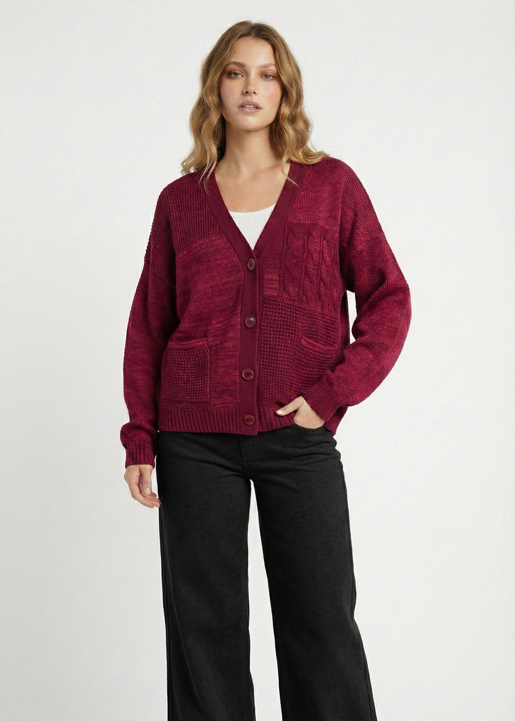 Cardigan Revo (Burgundy)
