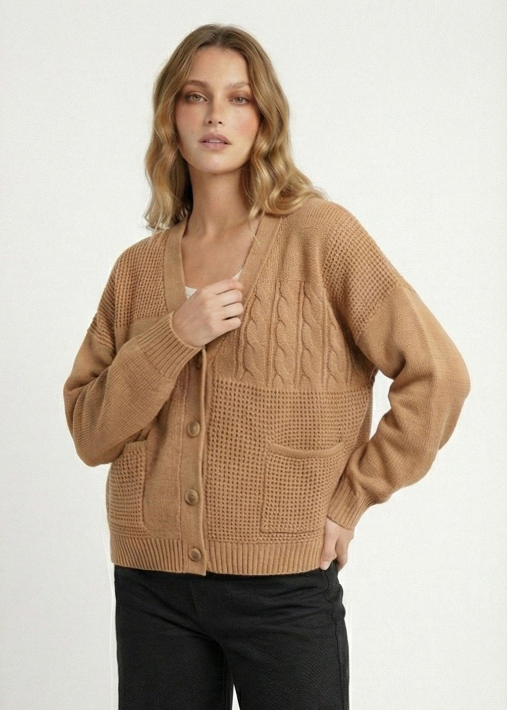 Cardigan Revo (Coffee)