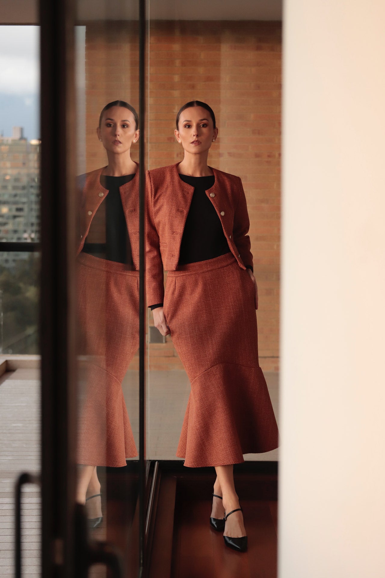 Samar Skirt (Terracotta)