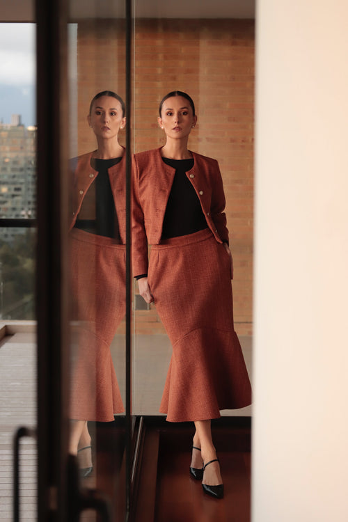 Falda Samar (Terracota)