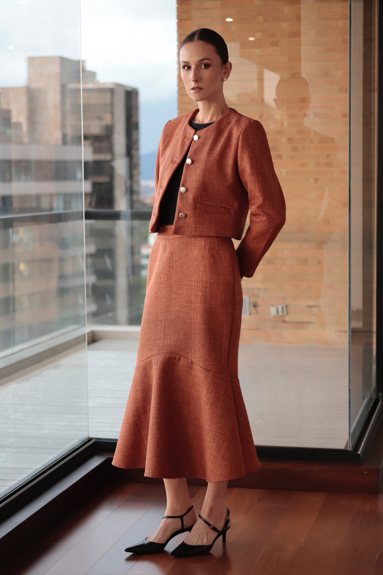 Samar Skirt (Terracotta)