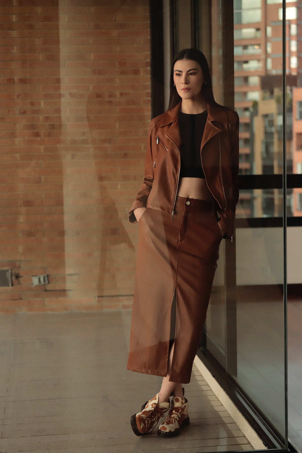 Manja Skirt (Coffee)