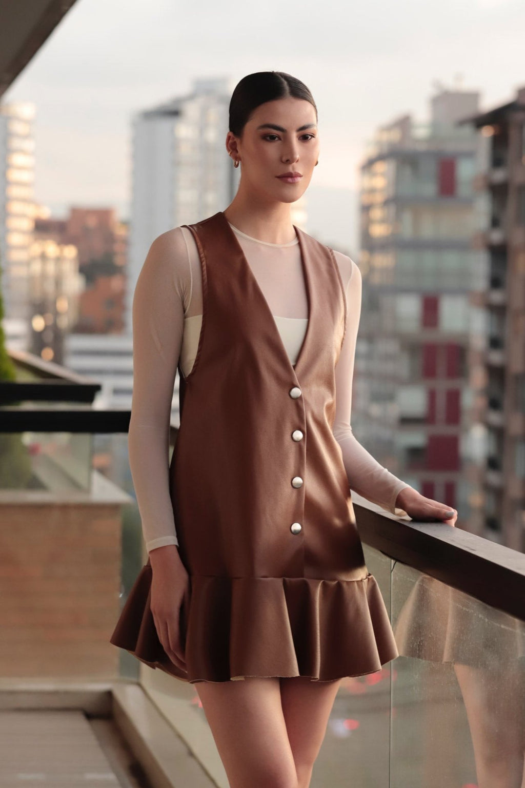 Vestido Wawki (Cafe)