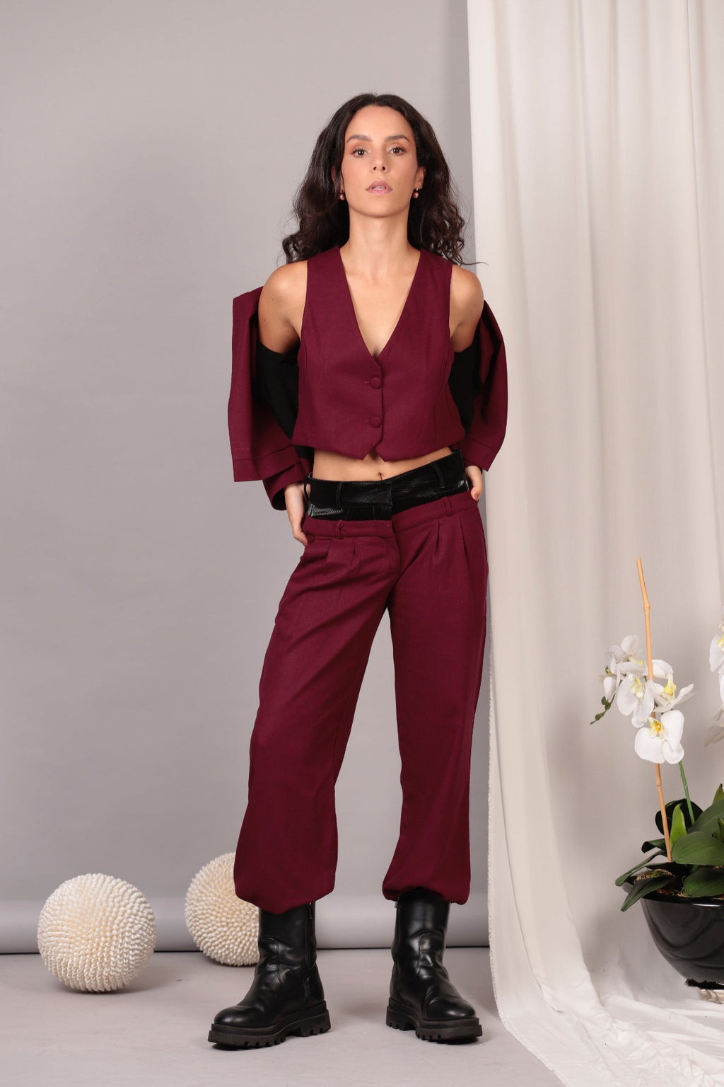 Pantalón Raabta (Vinotinto)