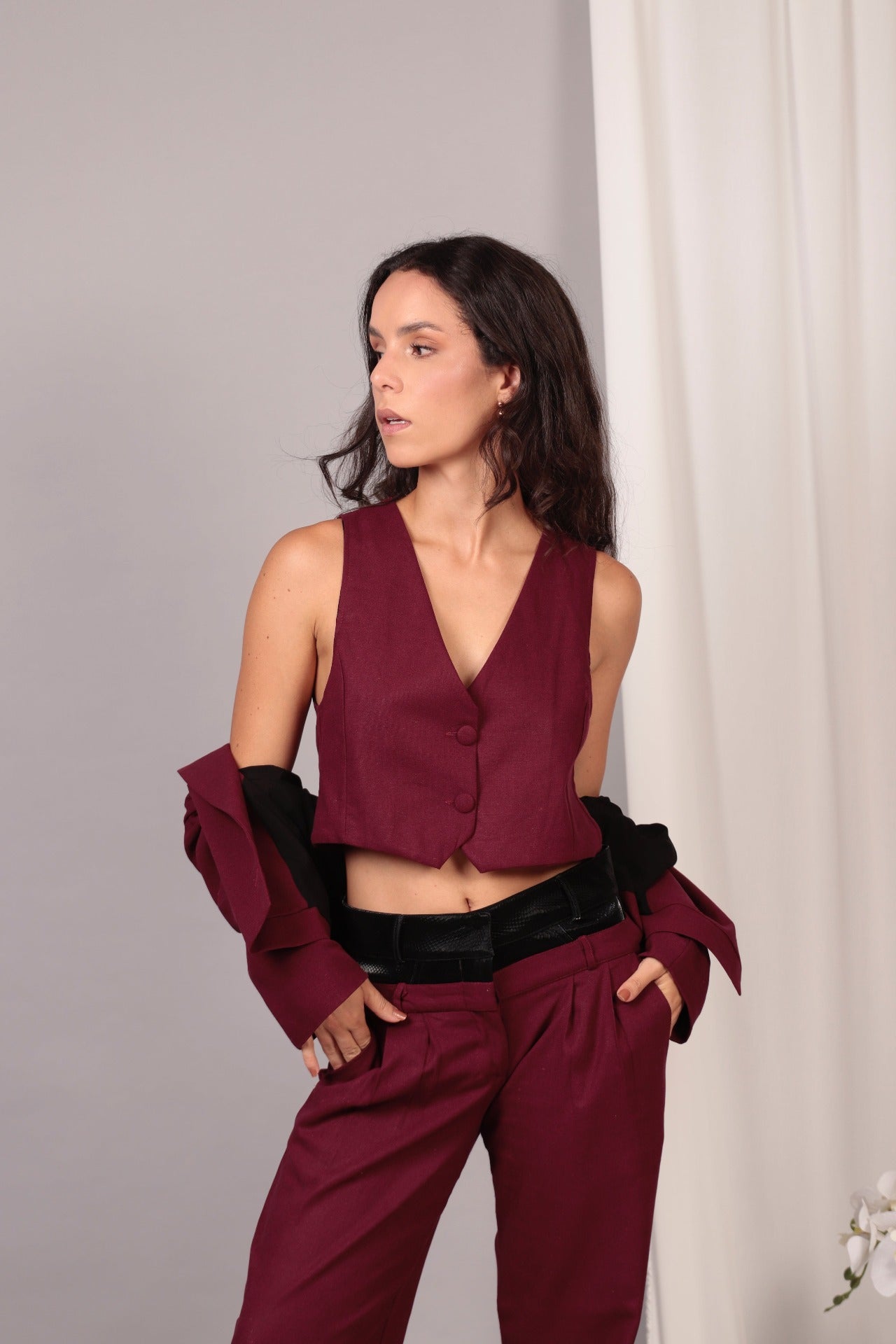 Henko Vest (Burgundy)