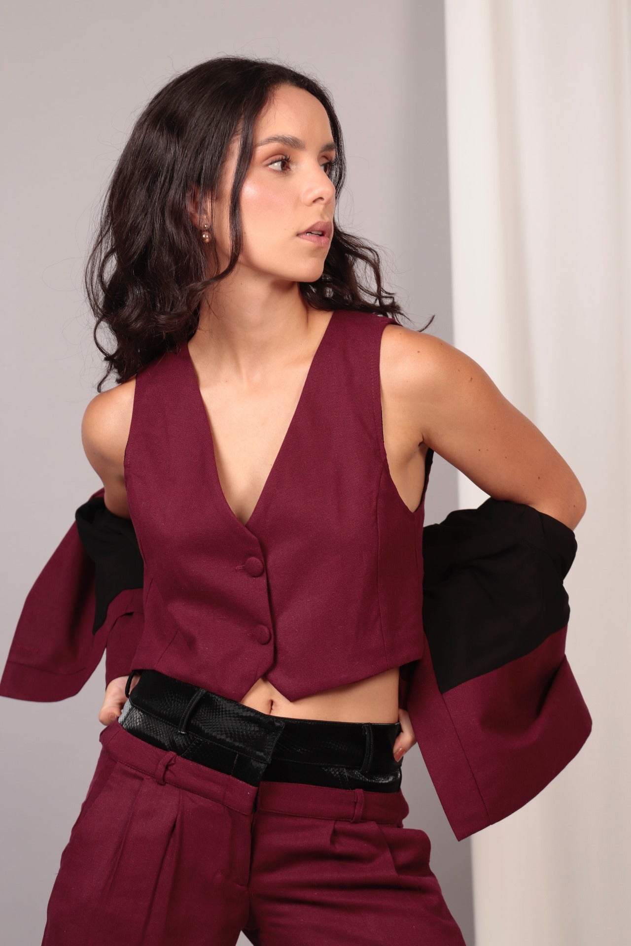 Henko Vest (Burgundy)