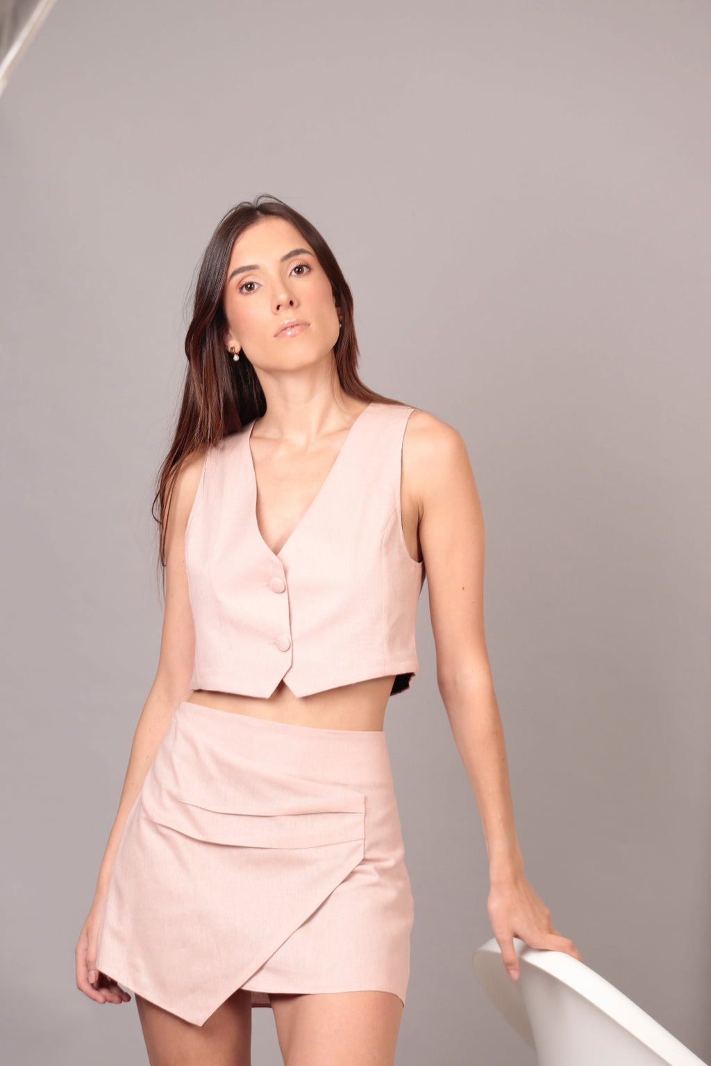 Tarab Skirt (Pastel Pink)