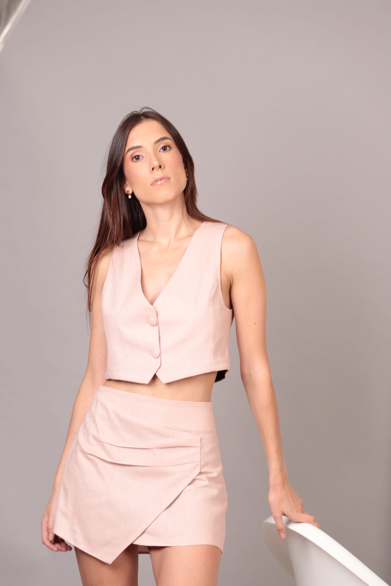 Tarab Skirt (Pastel Pink)